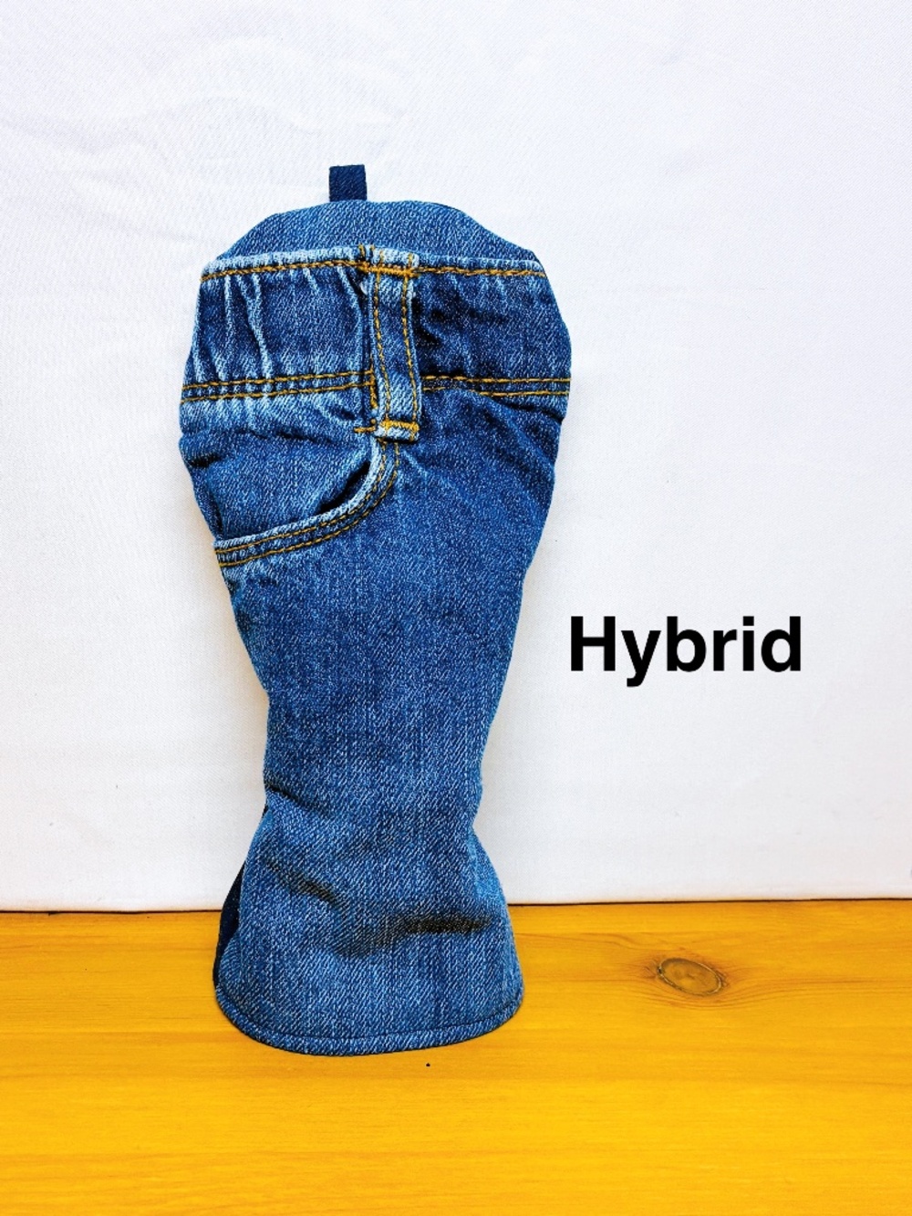 【H-308】Golf Hybrid Head Cover Denim / Jeans Handmade by Shizu